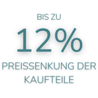 12% Senkung Kaufteile